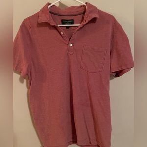 Banana republic red polo